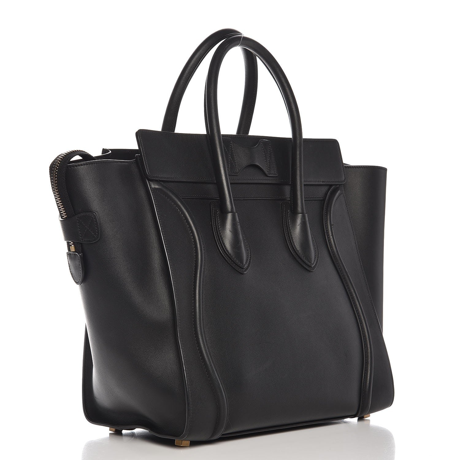 Celine Smooth Calfskin Mini Luggage Black 3 of 15