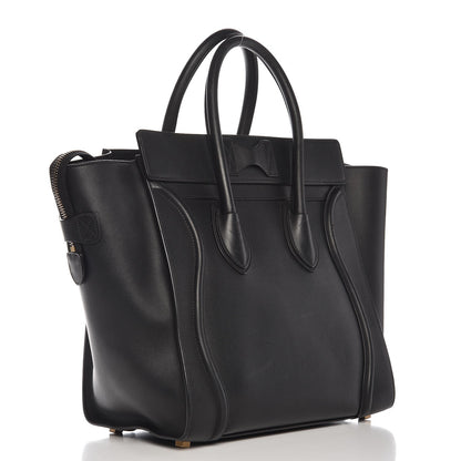 Celine Smooth Calfskin Mini Luggage Black 3 of 15