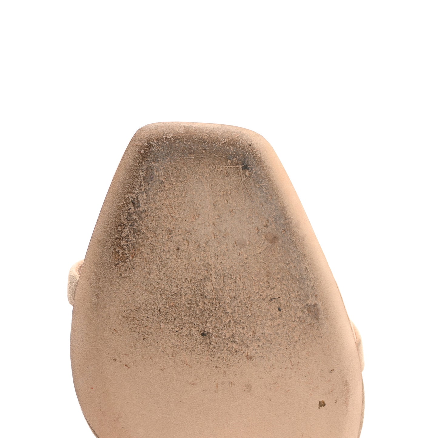 Suede Calfskin Opyum 110 Sandals Cachemere 39.5 Pale Gold