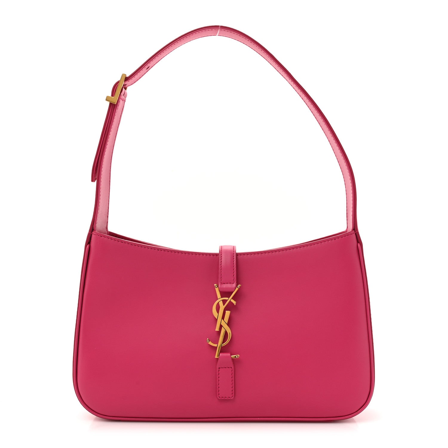 Saint Laurent Smooth Calfskin Le 5 A 7 Hobo Bubblegum 1 of 10