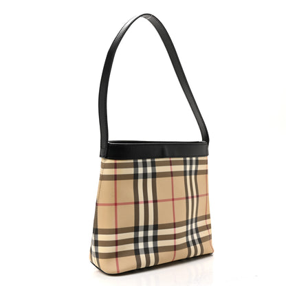 Burberry Prorsum House Check Shoulder Bag Black 3 of 10