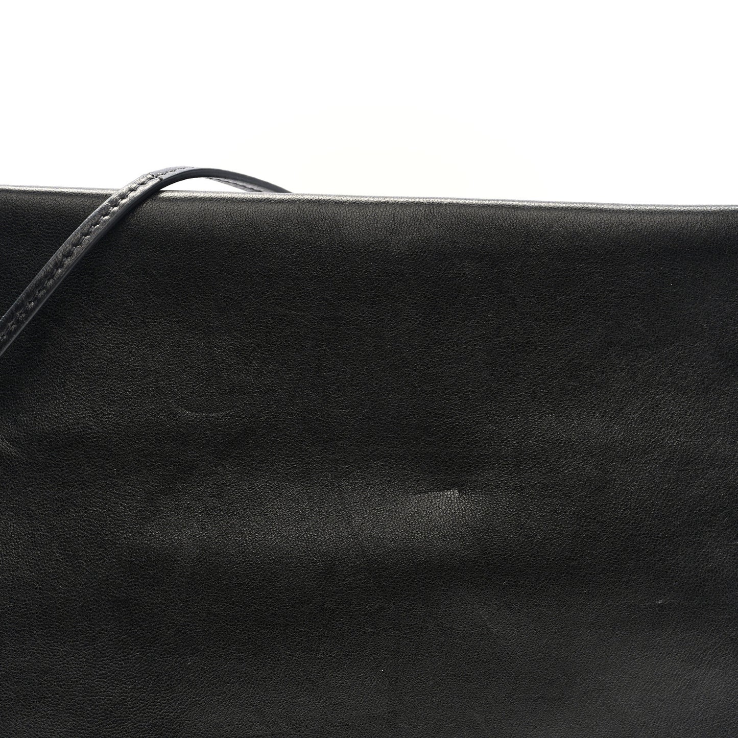 Vegetable Calfskin Medicine Pouch Black