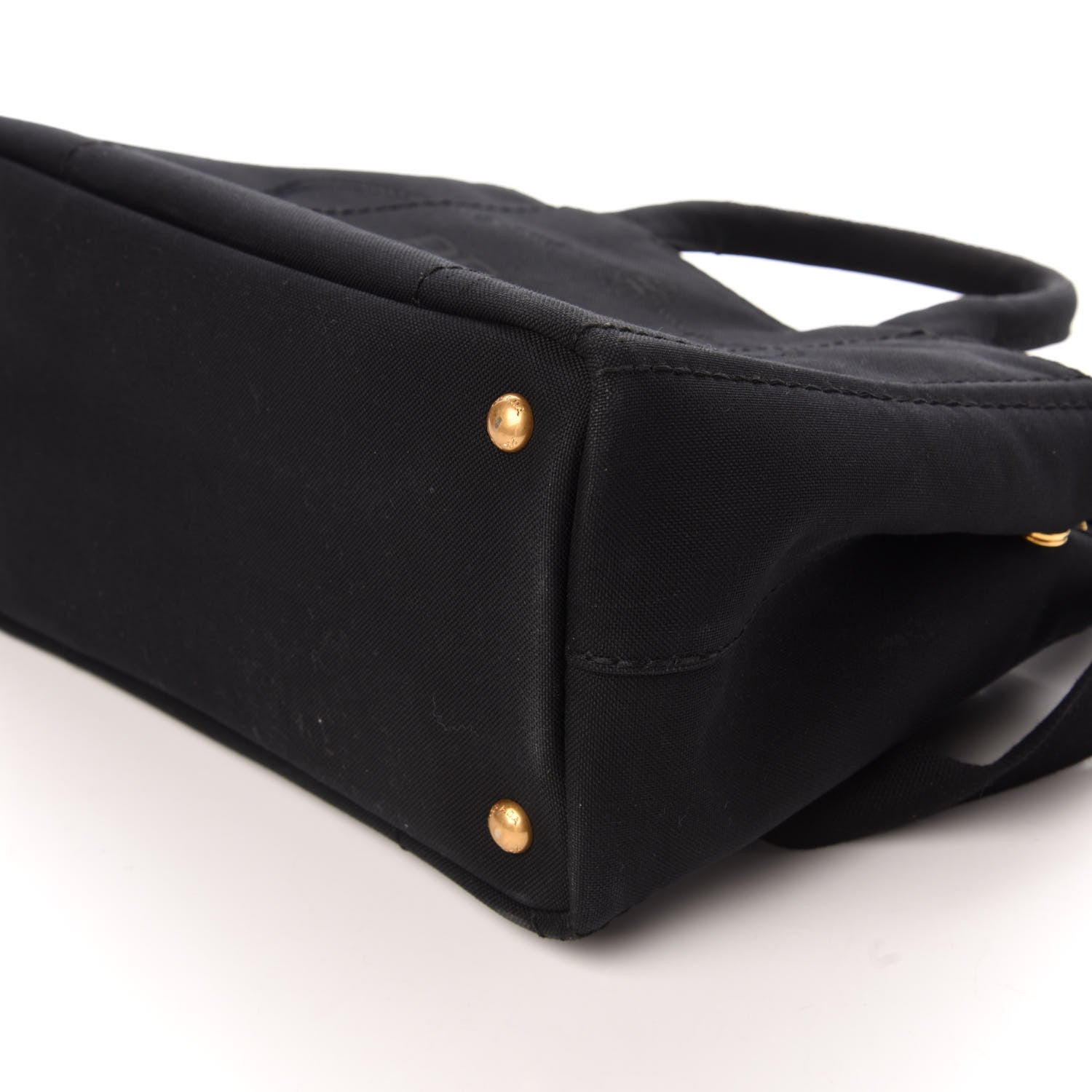 Prada Canapa Small Logo Tote Black 8 of 9