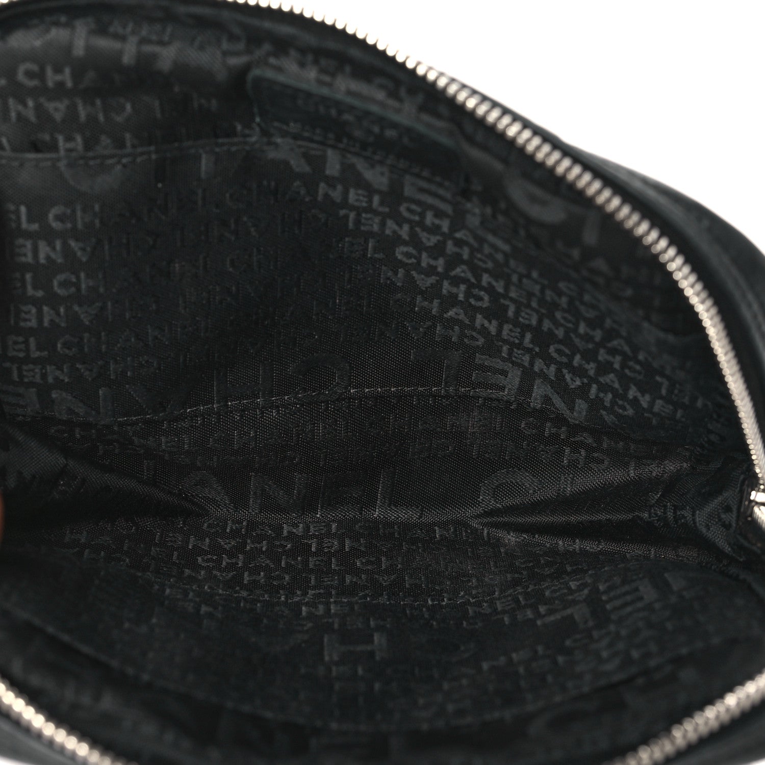 Chanel Aged Calfskin Quilted Cambon Cosmetic Case Black 5 of 10