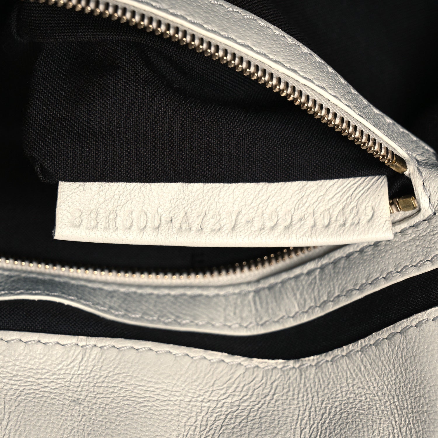Fendi Nappa FF 1974 Embossed Baguette White 7 of 11