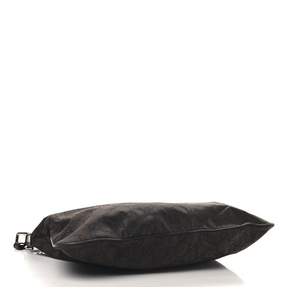Gucci Nylon Monogram Messenger Bag Dark Brown 4 of 10