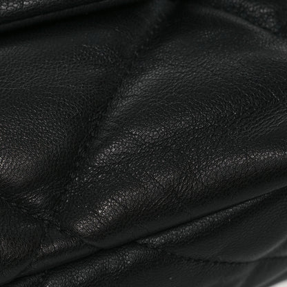 Chanel Goatskin Quilted Large Chanel 19 Flap Black 12 of 14