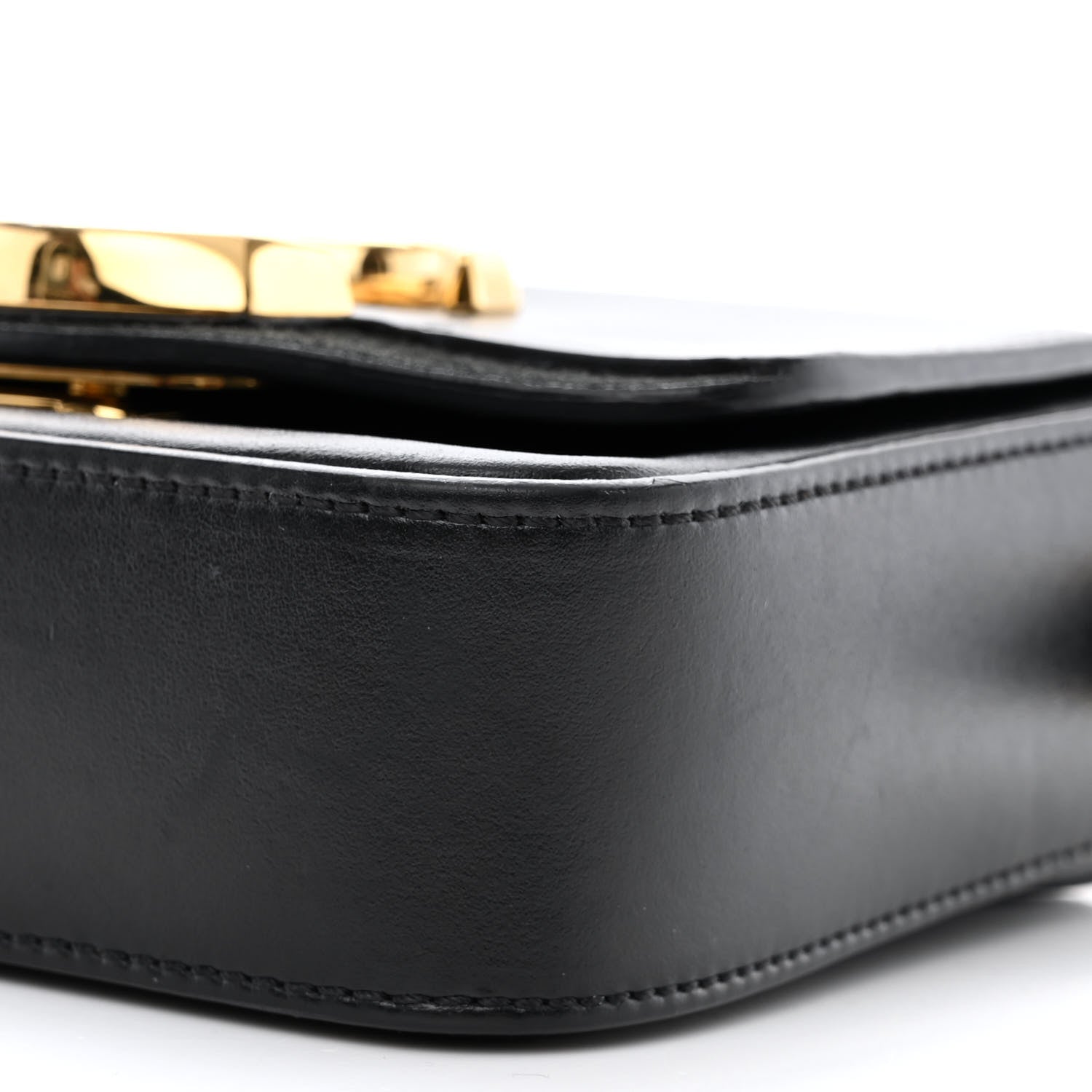 Chloe Shiny Calfskin Suede Mini C Double Carry Black 10 of 11