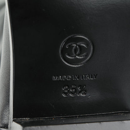 Chanel Calfskin Ascot Riding Boots 35.5 Black 6 of 6