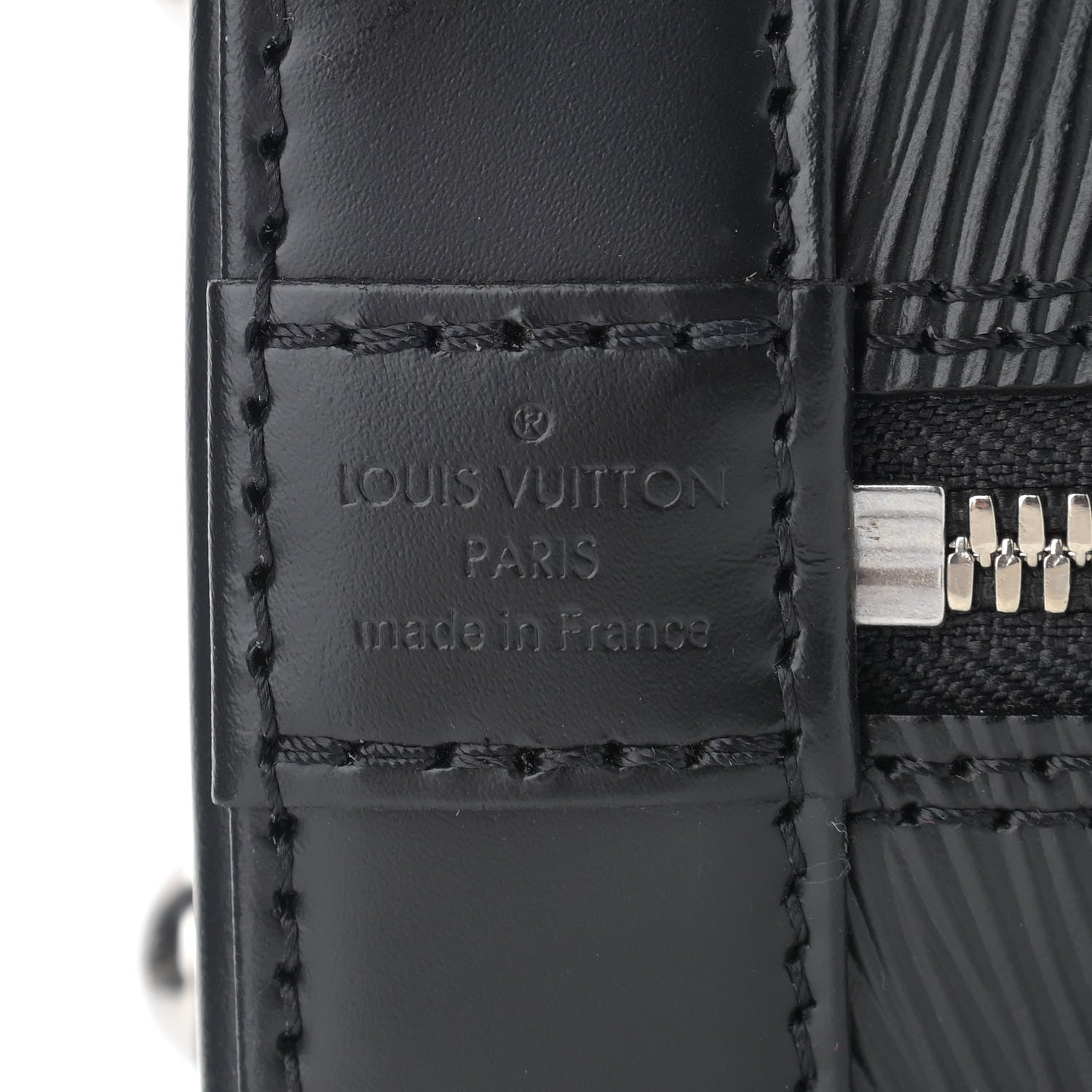 Louis Vuitton Epi Alma BB Black 6 of 10