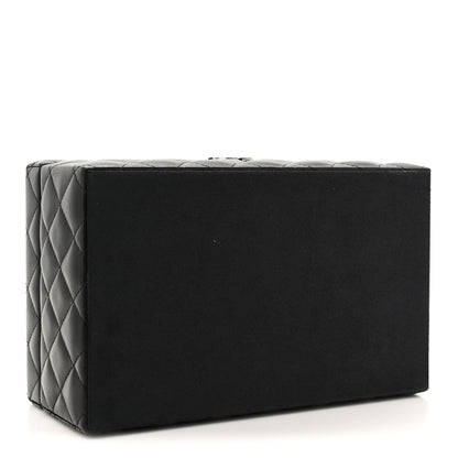 Chanel Lambskin Small Jewelry Box Black 4 of 13