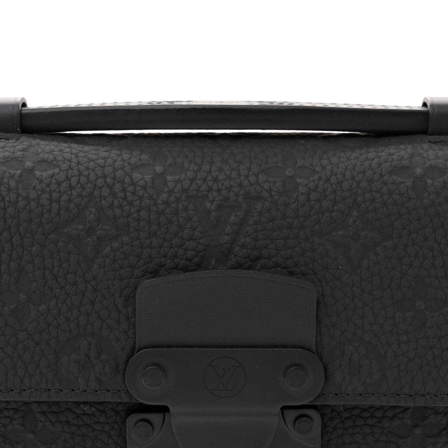 Taurillon Monogram S Lock Sling Bag Black
