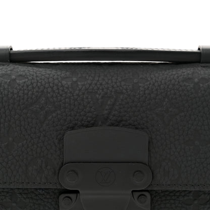 Louis Vuitton Taurillon Monogram S Lock Sling Bag Black 7 of 11