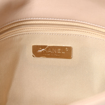 Chanel Lambskin Quilted Medium Chanel 19 Flap Beige 6 of 10