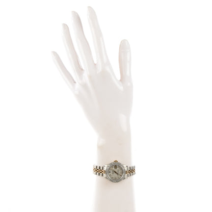 Rolex Stainless Steel 18K Yellow Gold Diamond Mother Of Pearl 26mm Oyster Perpetual Datejust Watch 2 of 6