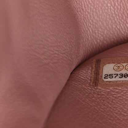 Chanel Sequin Large Waterfall Flap Light Pink Blue Yellow 7 of 10