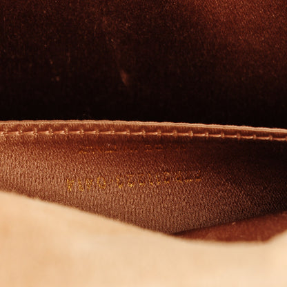 Saint Laurent Patent Calfskin Large Belle De Jour Clutch Nude 7 of 7