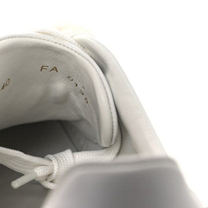 Louis Vuitton Lambskin Swarovski Crystal Monogram Time Out Sneakers 40 White 10 of 10