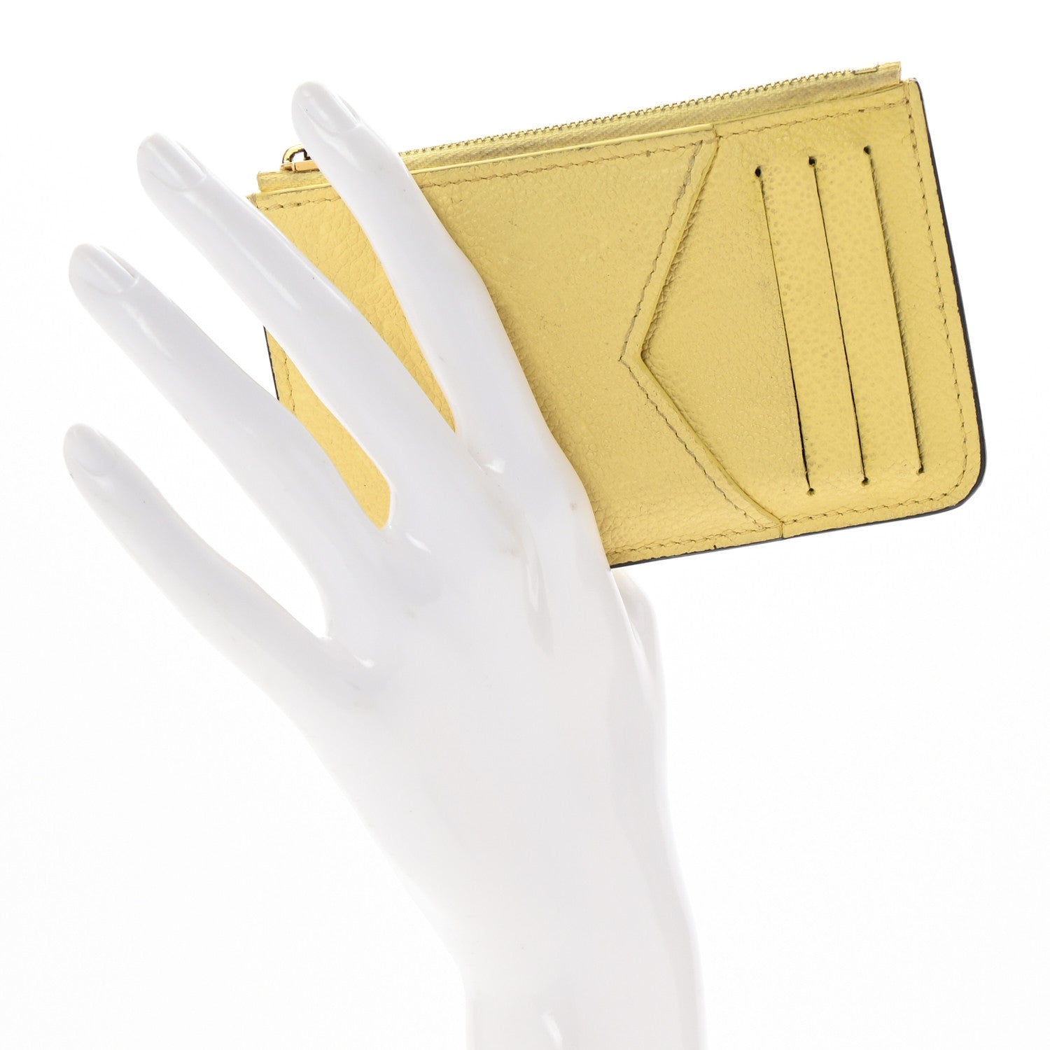 Louis Vuitton Empreinte Monogram Zipped Romy Card Holder Jaune 2 of 6