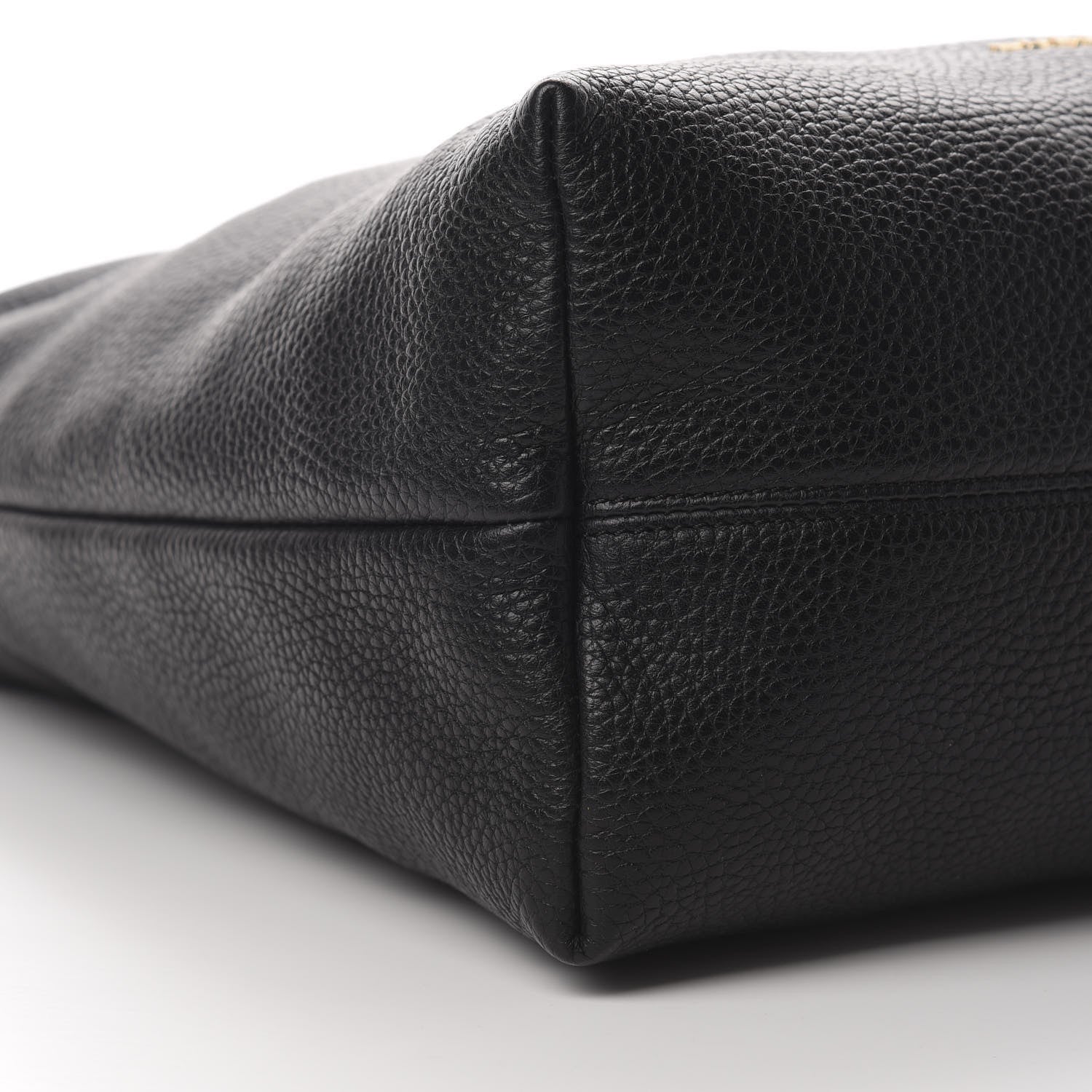 Burberry Grainy Calfskin Medium Hobo Black 9 of 11