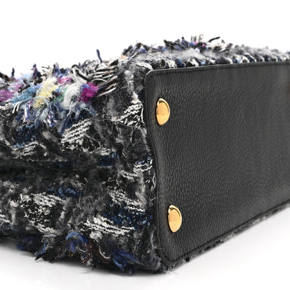 Louis Vuitton Tweed Calfskin Capucines MM Multicolor 8 of 9