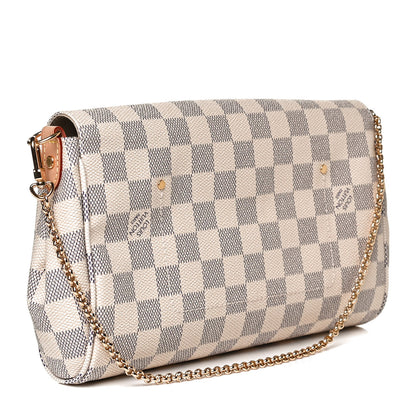 Louis Vuitton Damier Azur Favorite MM 3 of 13