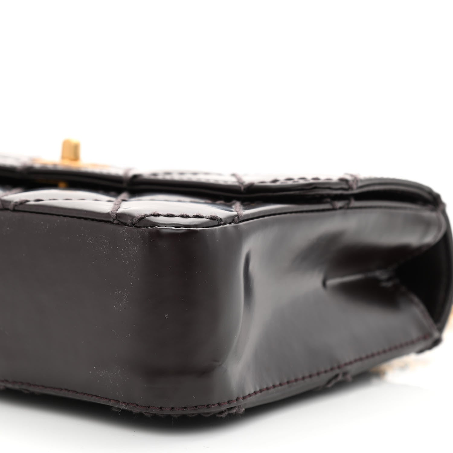 Chanel Glazed Calfskin Stitched Small Flap Brown 10 of 10