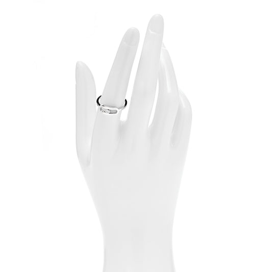 18K White Gold Diamond Move Uno Ring 55 7.25