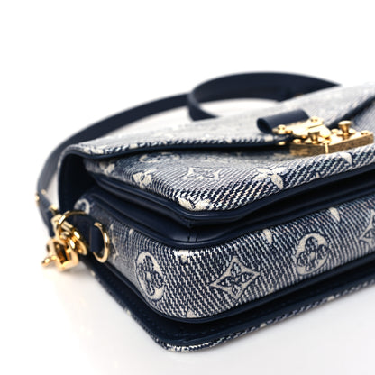 Louis Vuitton Monoglam Pochette Metis East West Blue 7 of 9