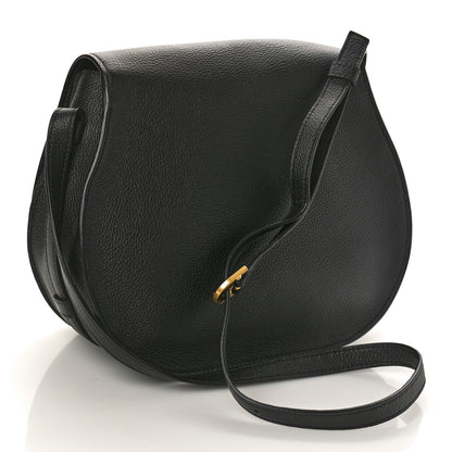 Chloe Calfskin Medium Marcie Round Crossbody Bag Black 2 of 10