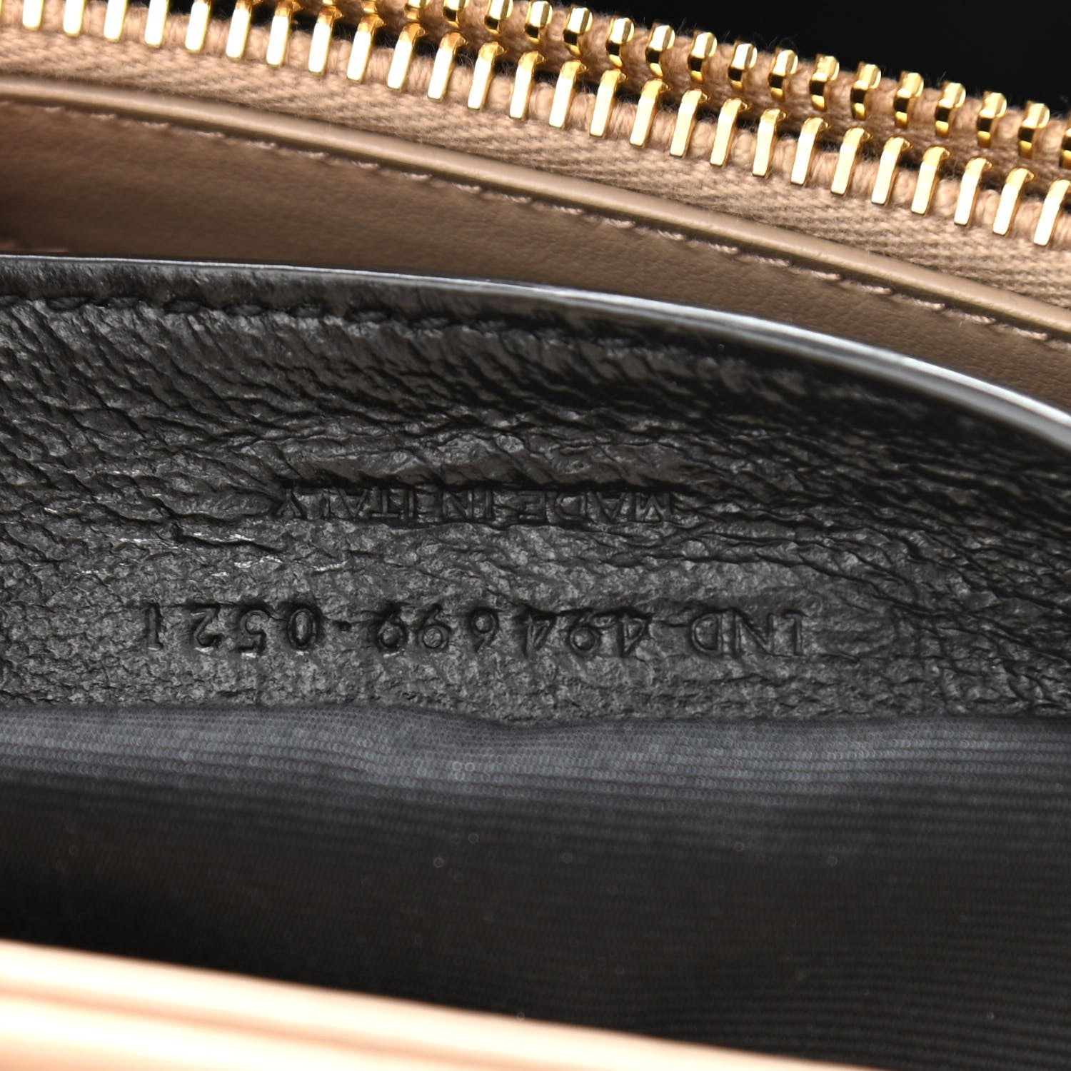 Saint Laurent Calfskin Y Quilted Monogram Small Loulou Chain Satchel Dark Beige 9 of 13