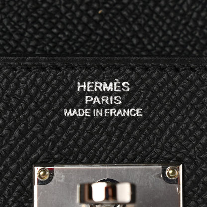 Hermes Epsom Kelly Longue Wallet Black 5 of 5