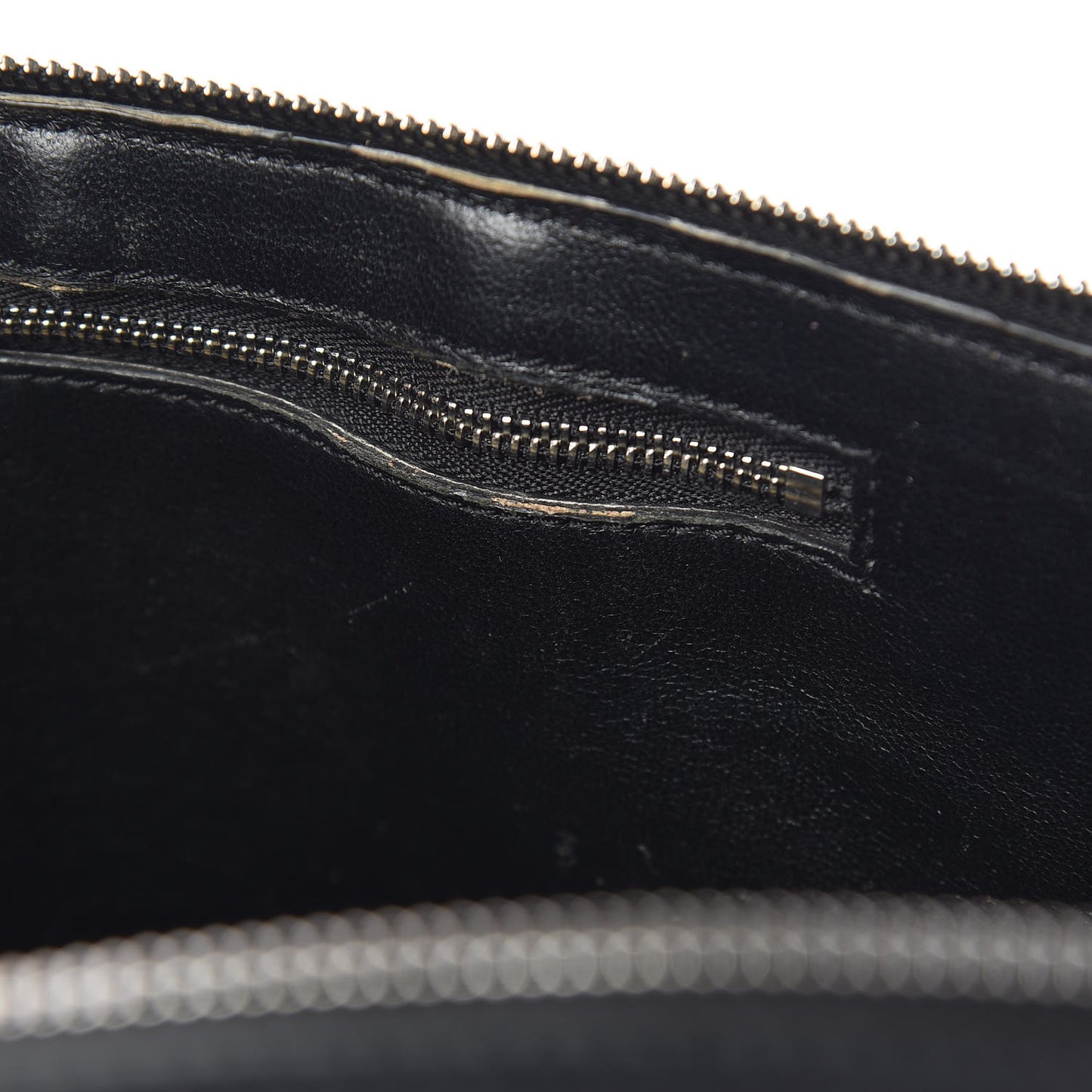 Grained Calfskin Medium Edge Shoulder Bag Black