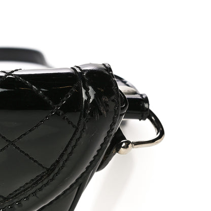 Burberry Patent Calfskin Quilted Mini Crossbody Bag Black 15 of 16