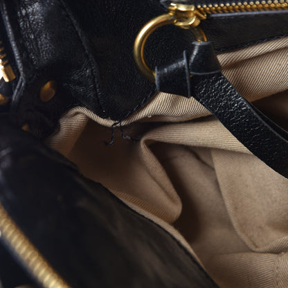 Chloe Lambskin Heloise Satchel Black 8 of 19