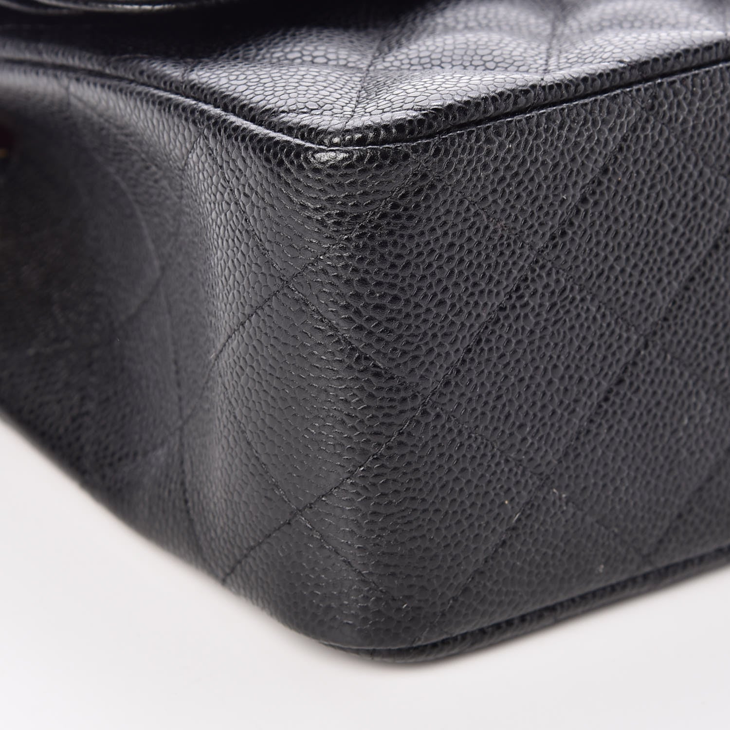 Chanel Caviar Quilted Jumbo Double Flap Black 8 of 9