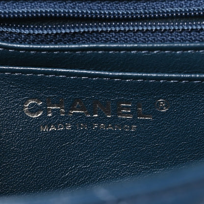 Chanel Lambskin Quilted Mini Square Flap Navy 6 of 10