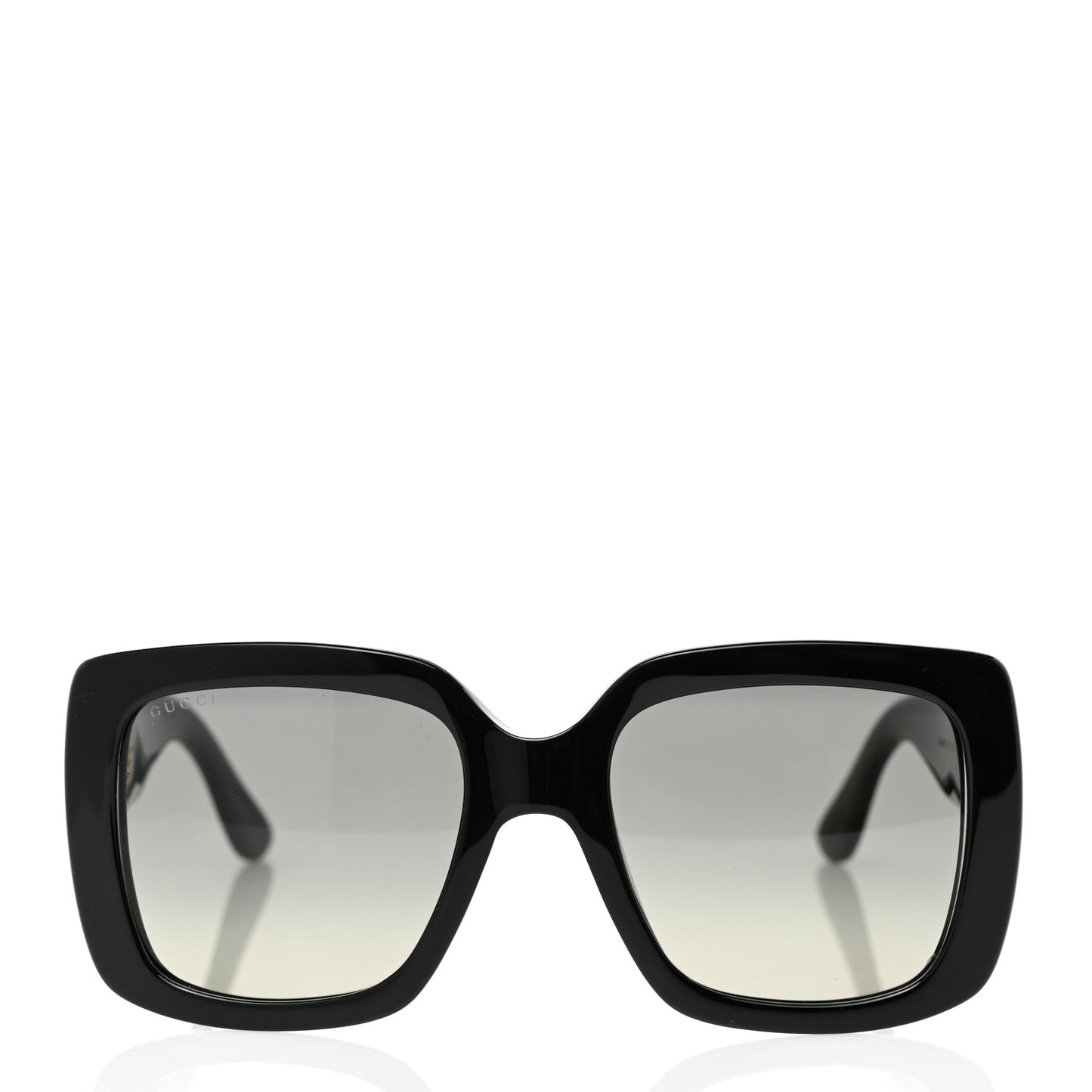 Acetate Square Frame Sunglasses GG0141S Black