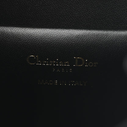 Christian Dior Lambskin Macrocannage Small Caro Backpack Black 6 of 11