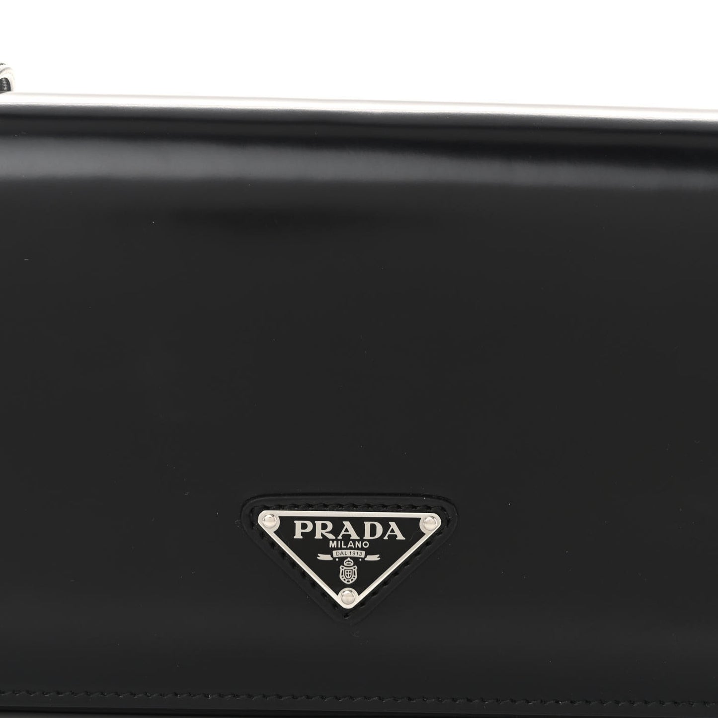 Spazzolato Femme Flap Shoulder Bag Black