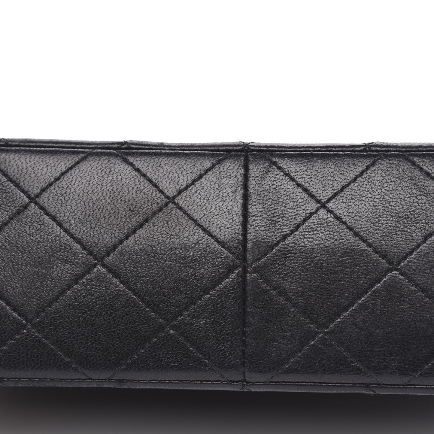 Lambskin Quilted Mini Square Flap Bag Black