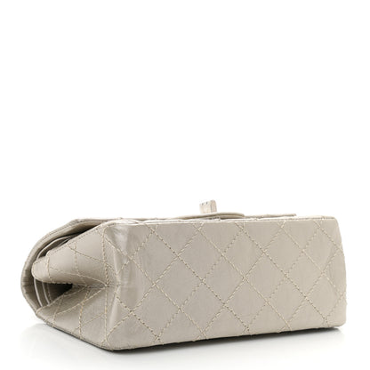 Chanel Metallic Calfskin Quilted 2.55 Reissue 224 Flap Silver 4 of 10