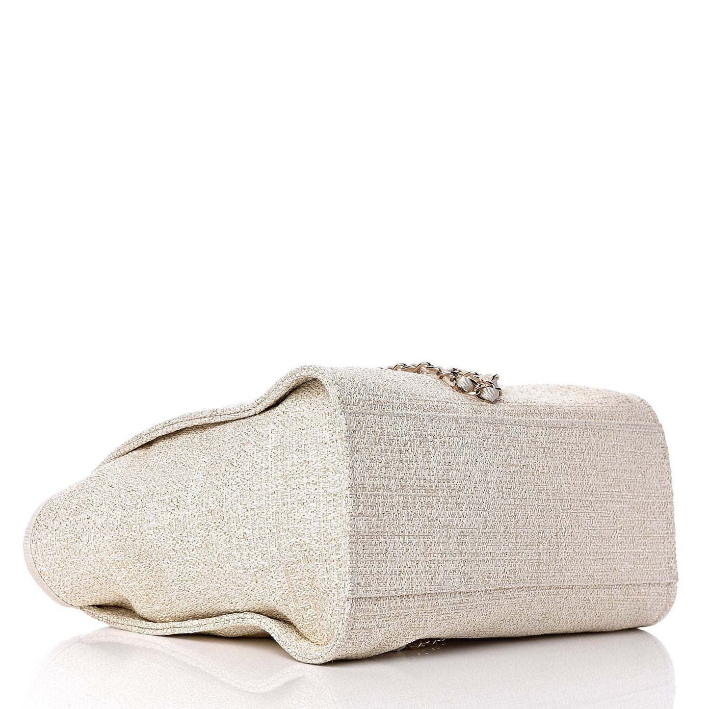 Canvas Large Deauville Tote Ivory