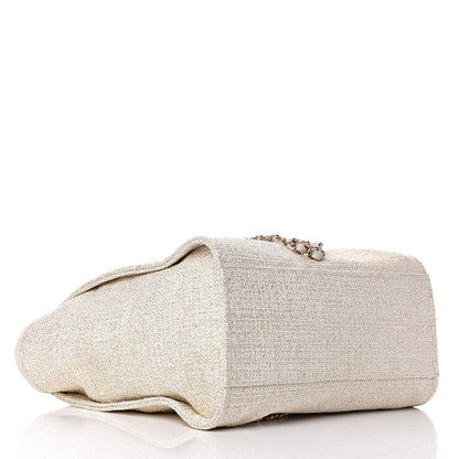 Chanel Canvas Large Deauville Tote Ivory 4 of 9