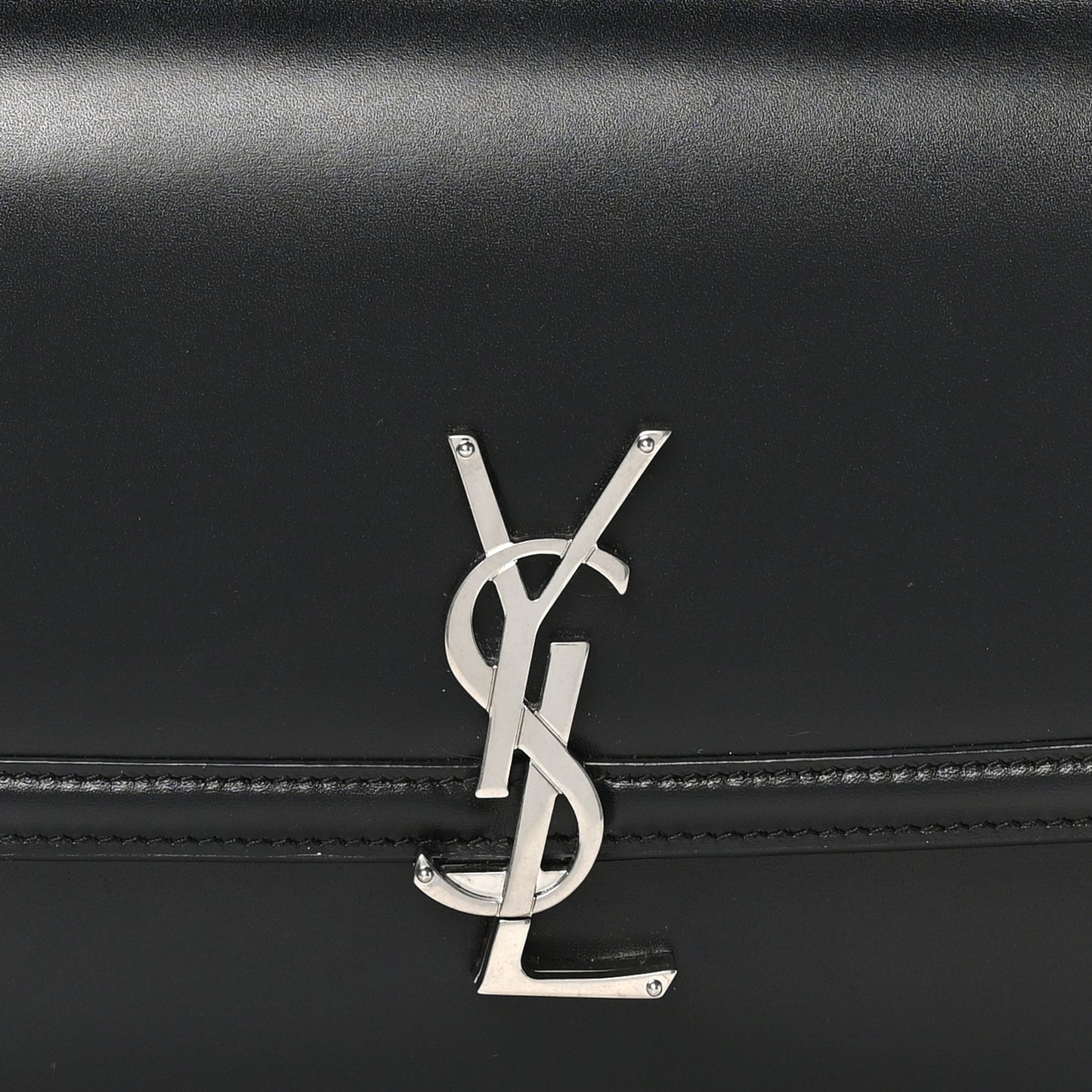 Box Calfskin Monogram Medium Solferino Satchel Black