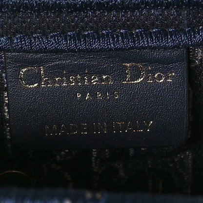 Christian Dior Velvet Oblique Saddle Bag Blue 6 of 13