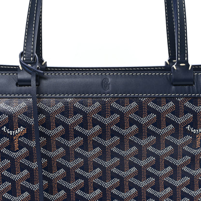 Goyard Goyardine Bellechasse Biaude MM Tote  Navy Blue 8 of 10