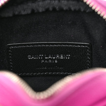 Saint Laurent Grain De Poudre Matelasse Monogram Baby Lou Camera Bag Electric Fuxia 6 of 10