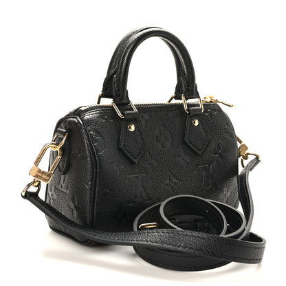 Louis Vuitton Empreinte Monogram Nano Speedy Black 3 of 9
