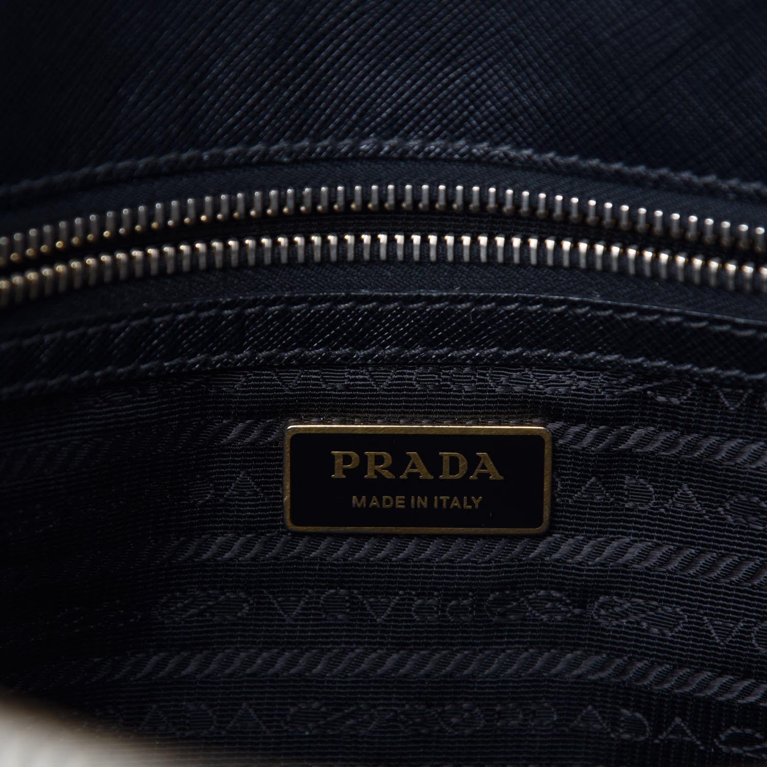 Prada Saffiano Small Galleria Double Zip Tote Black 8 of 11